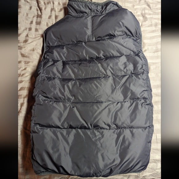 GAP puffer vest sherpa collar - size L - Picture 2 of 4